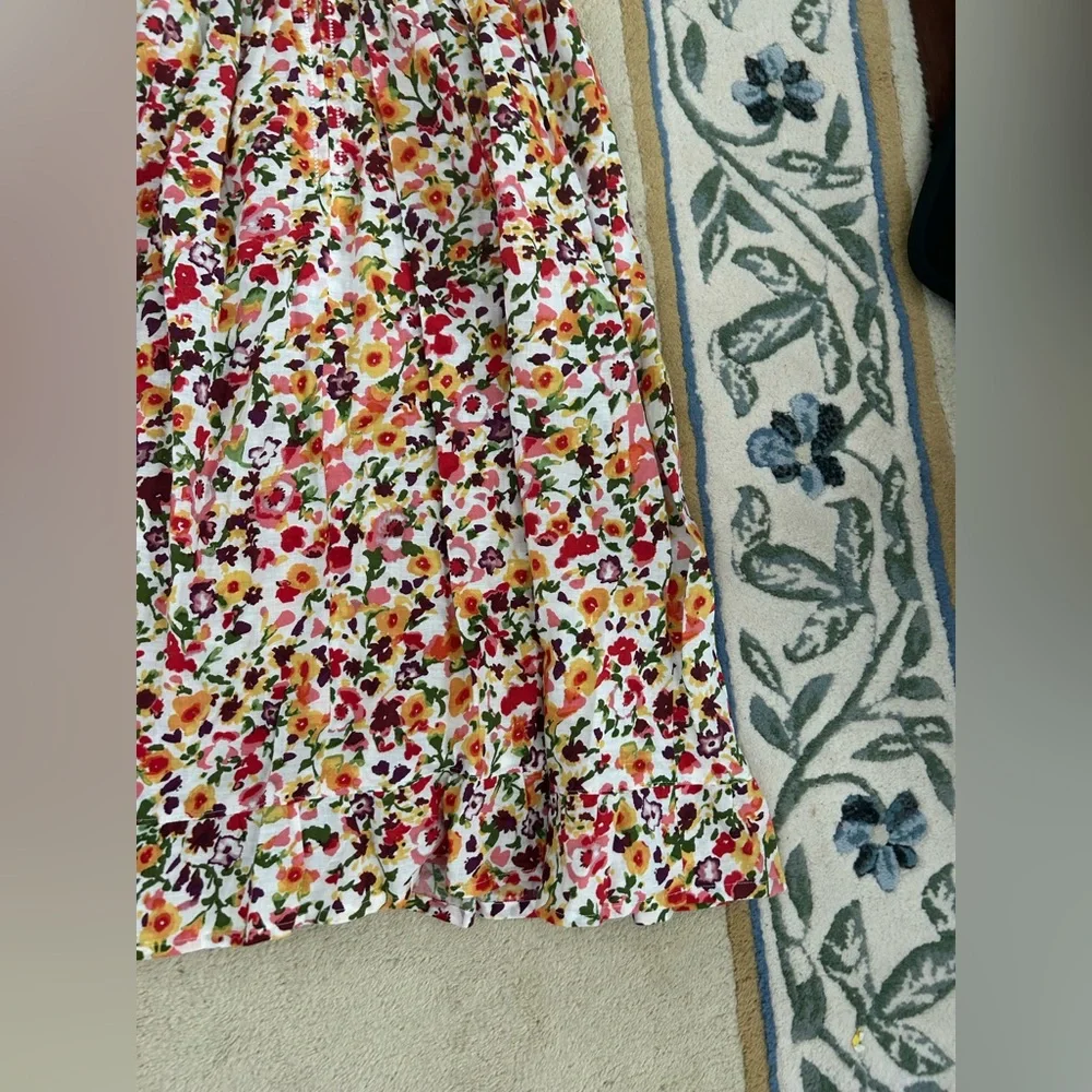 Women’s Boho Bohemian Whimsical Summery Beachy Colorful Floral Dress